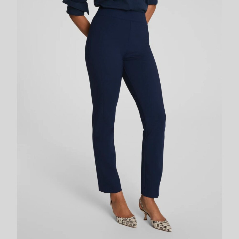 SPANX supersmooth™ PerfectFit Ponte Slim Straight Pant Sz SM